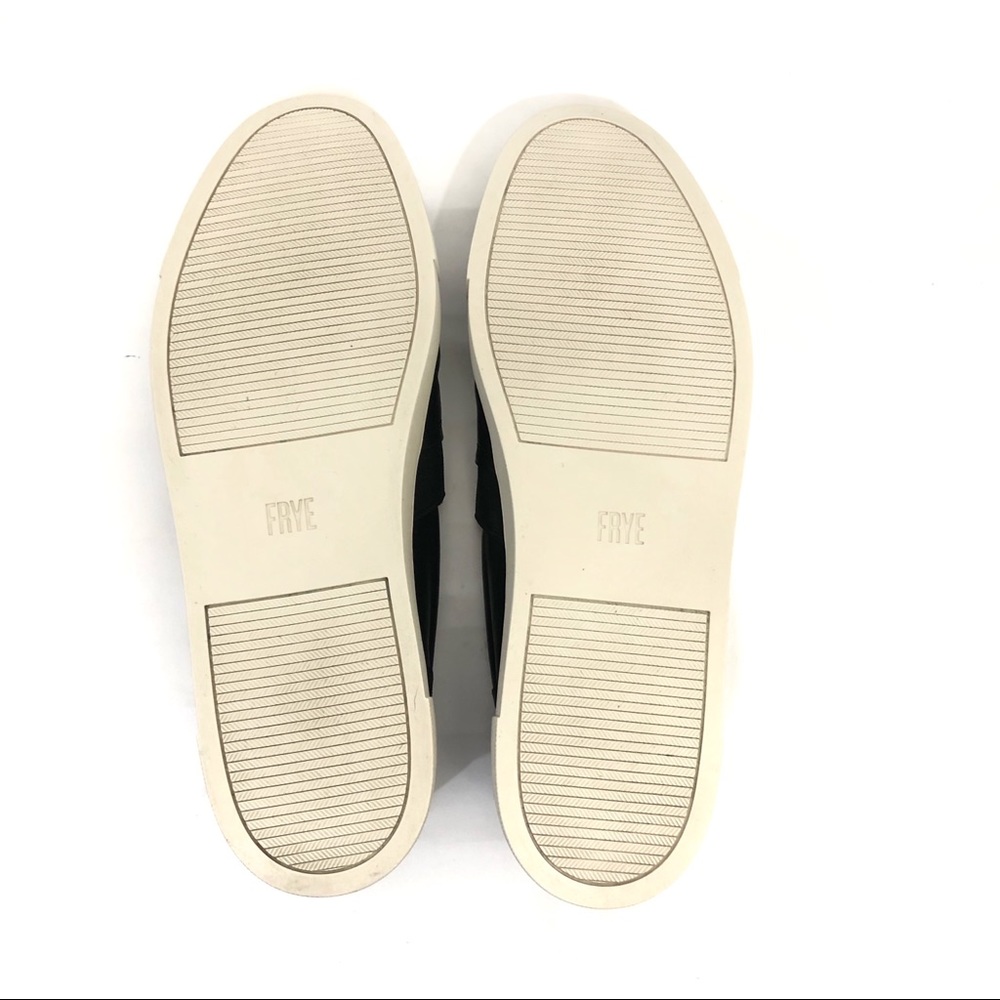 Frye mens Ivy slip on sneakers black leather - Picture 7 of 7